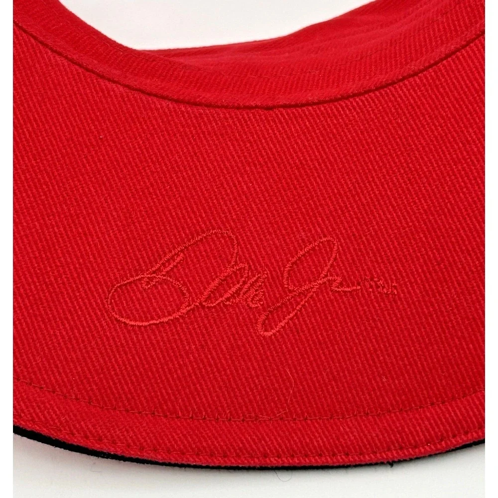 New Nascar Dale Earnhardt Jr Chase Authentics Red Visor Adult StrapBack NWT OSFM